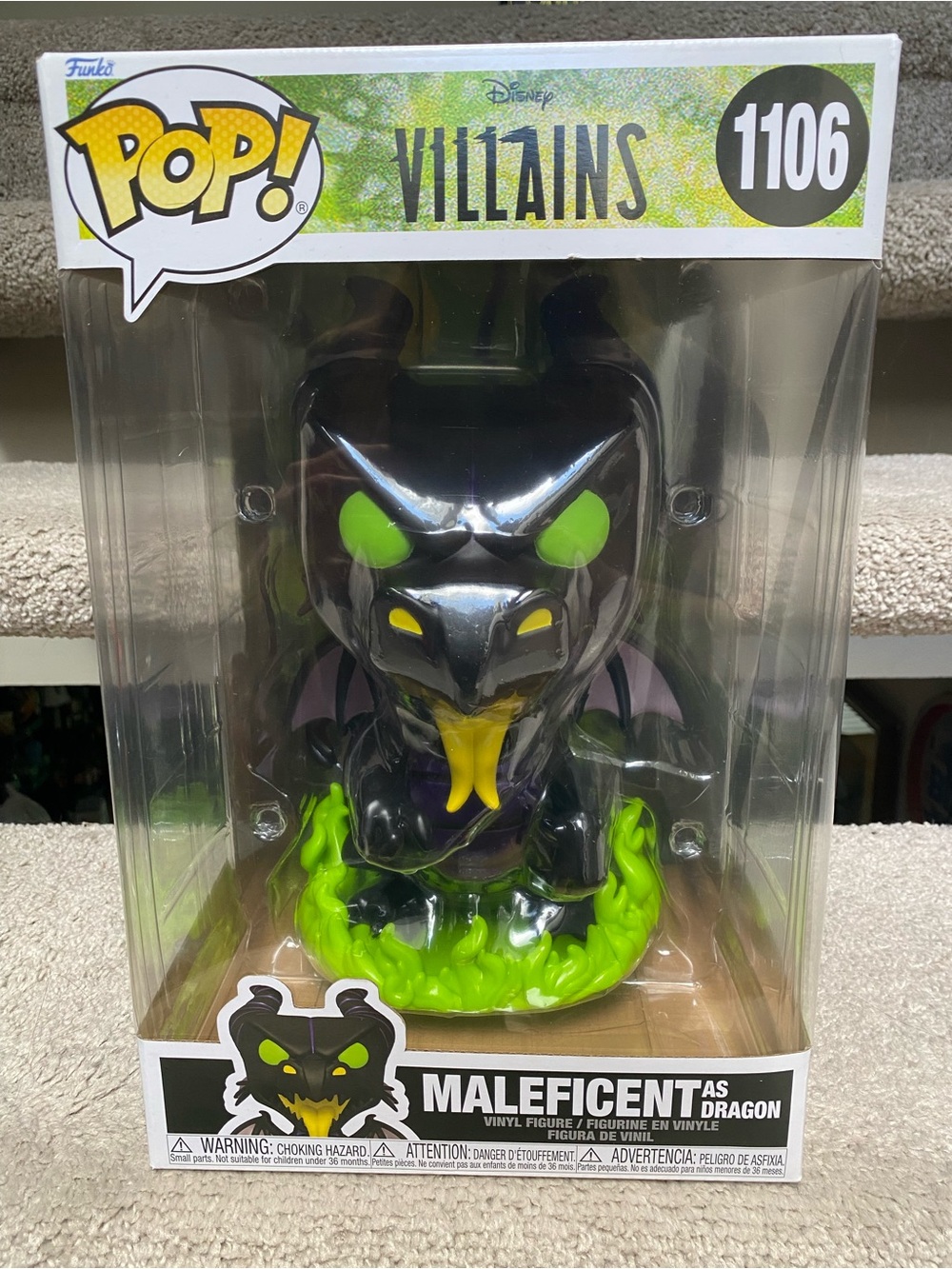 Large Funko Maleficent as dragon Disney villains new